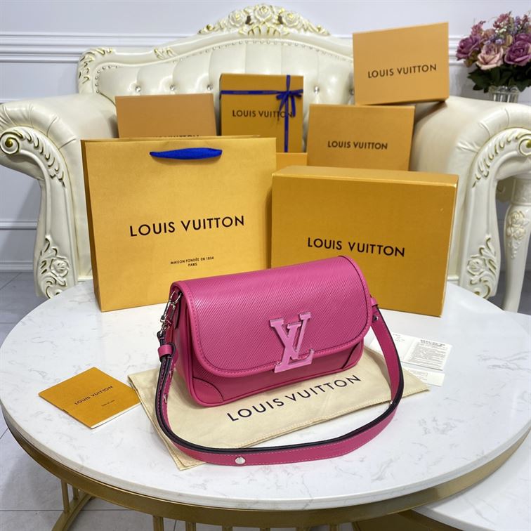 LOUIS VUITTON BUCI EPI LEATHER Pink