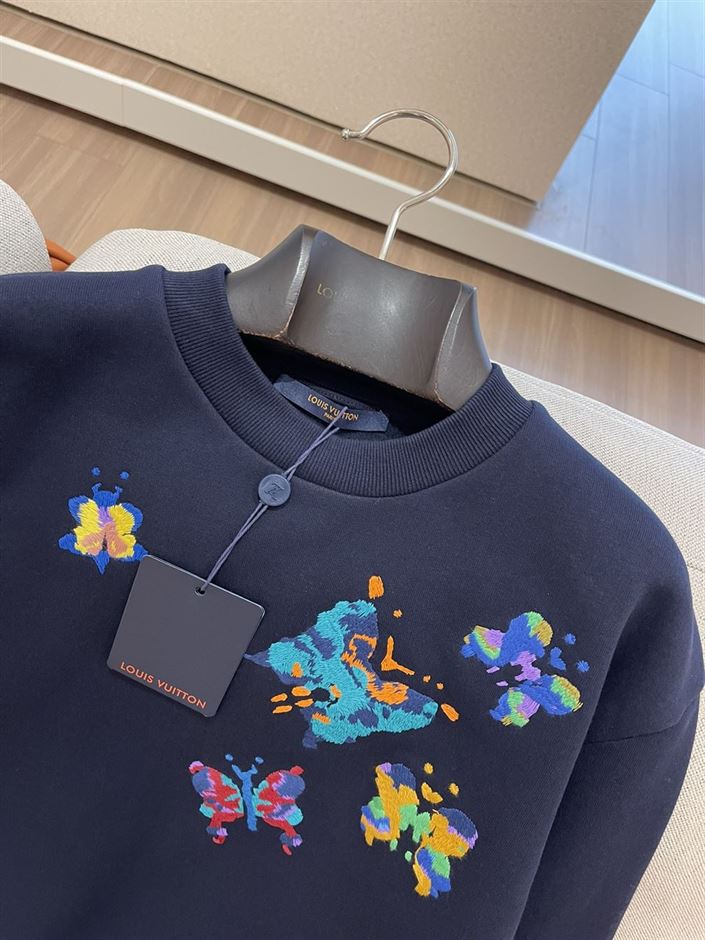 LOUIS VUITTON BUTTERFLIES CREWNECK SWEATSHIRT - LVH039