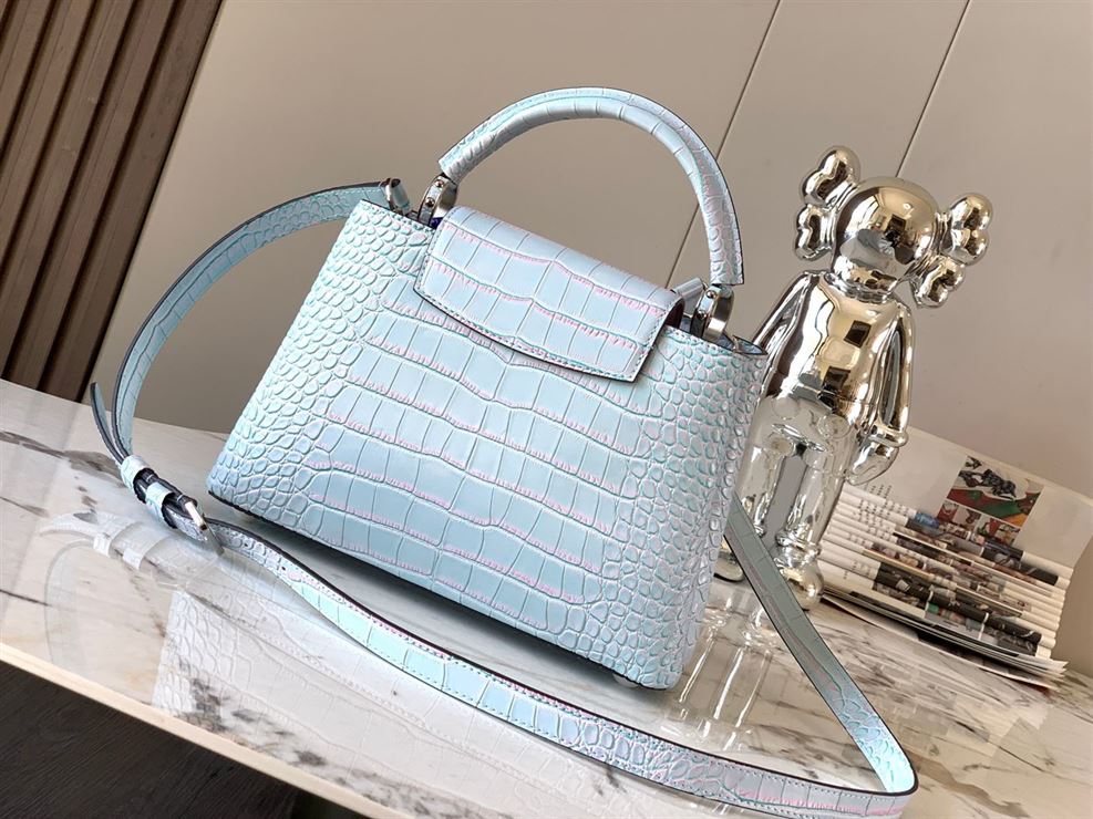 LOUIS VUITTON CAPUCINES BB Light Blue