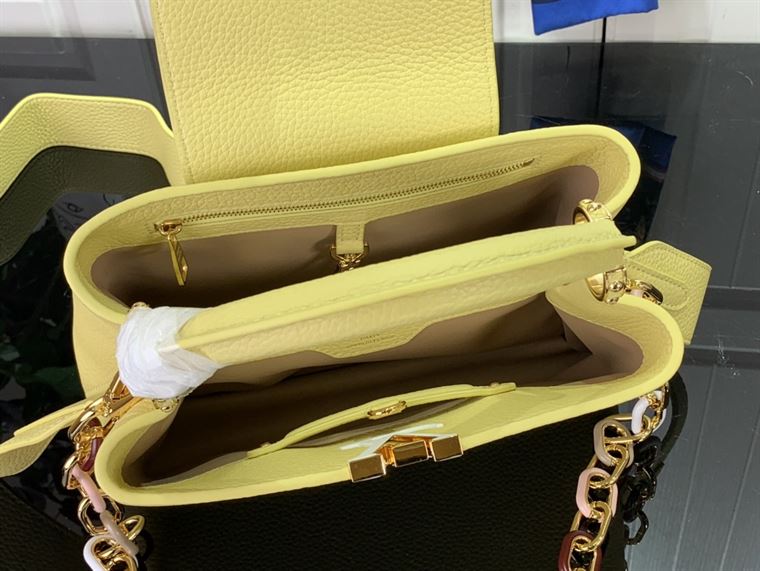 LOUIS VUITTON CAPUCINES BB YELLOW