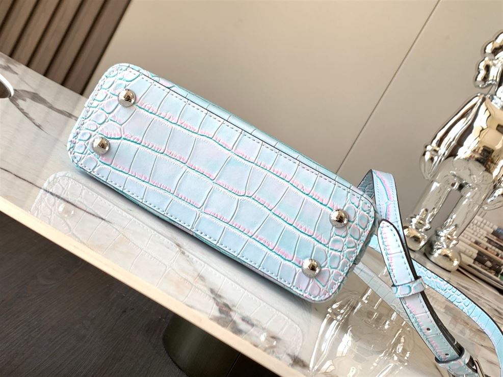 LOUIS VUITTON CAPUCINES MINI Light Blue