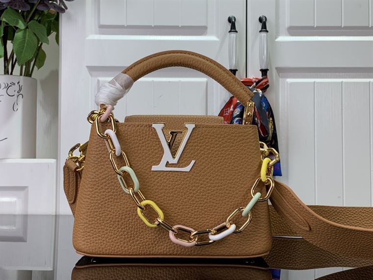 LOUIS VUITTON CAPUCINES MINI BROWN
