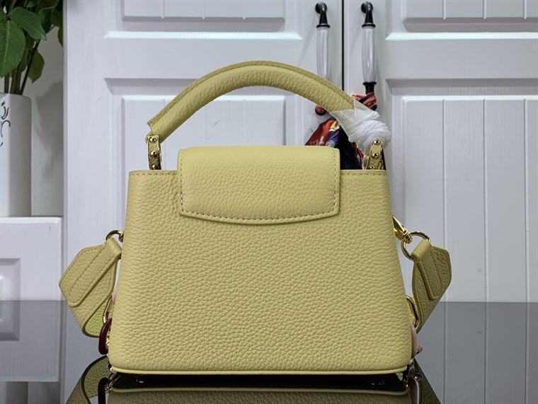 LOUIS VUITTON CAPUCINES MINI YELLOW