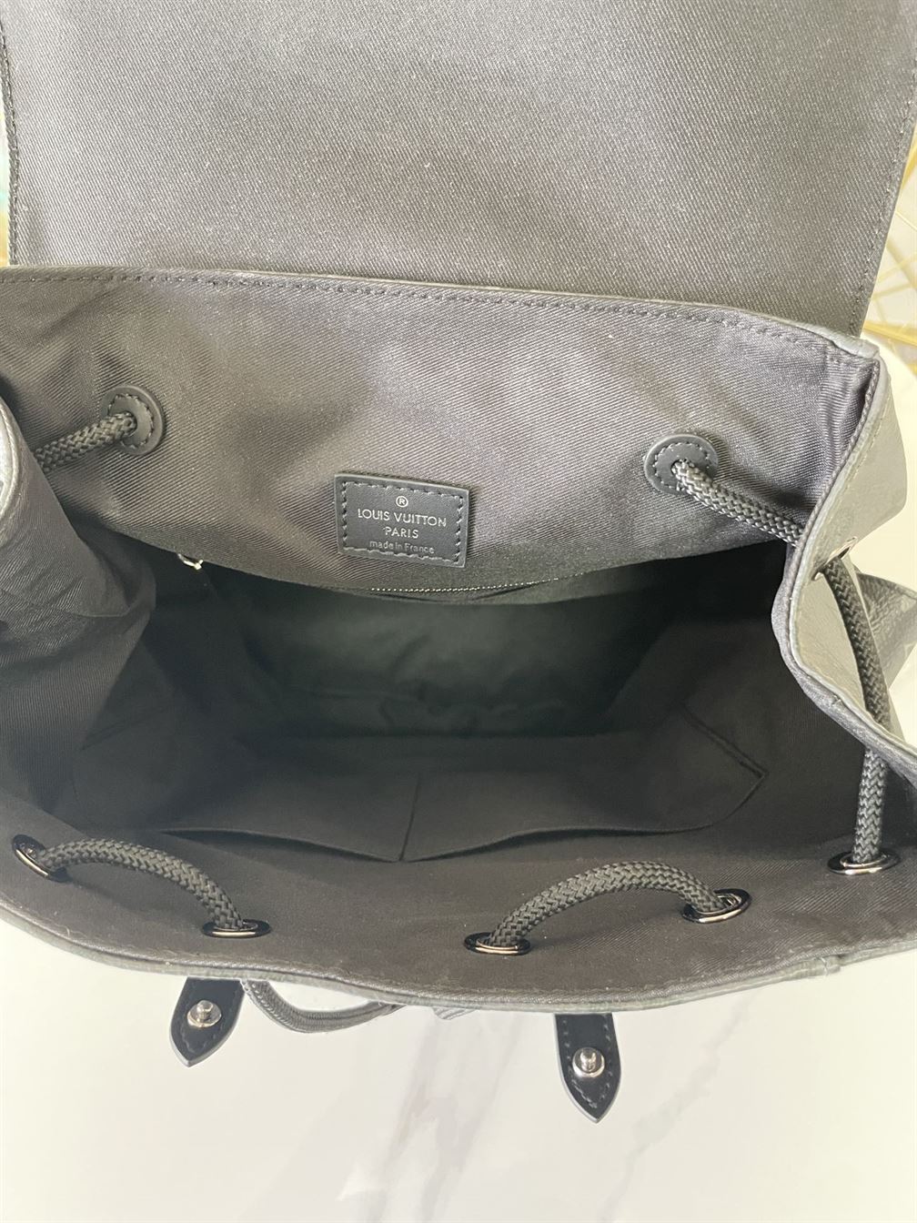 LOUIS VUITTON CHRISTOPHER BACKPACK MONOGRAM ECLIPSE - LVB023