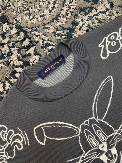 LOUIS VUITTON CREW NECK PULLOVERS MONOGRAM SWEATERS - LVH032