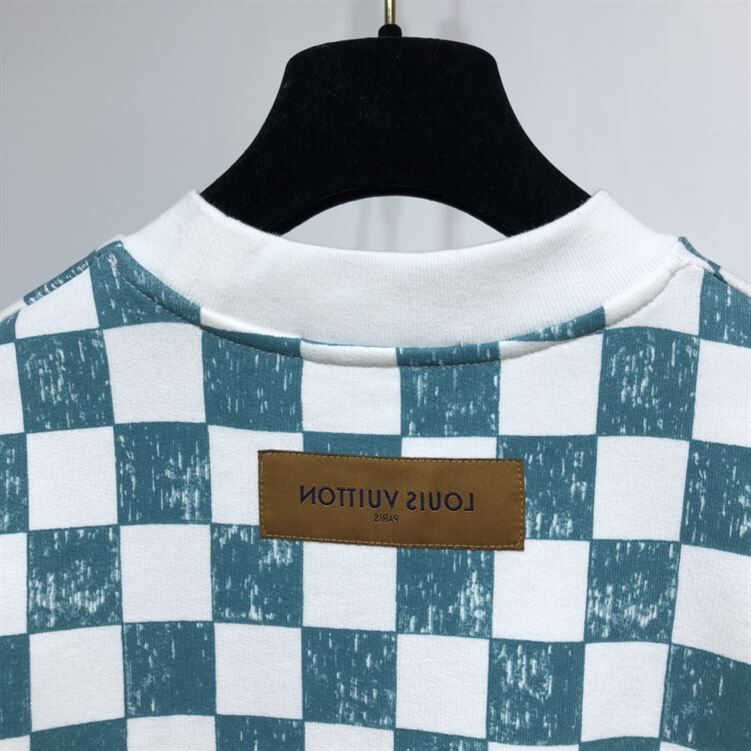 LOUIS VUITTON DAMIER PRINTED CREWNECK - LVH014
