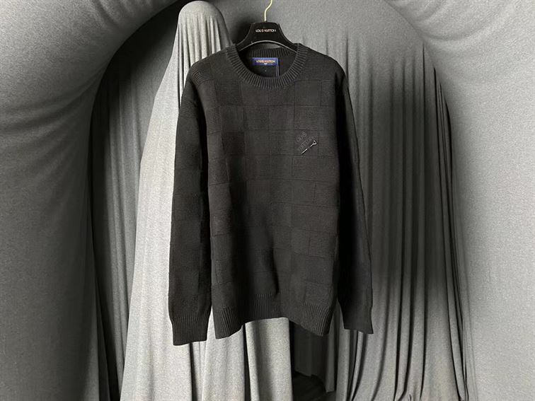 LOUIS VUITTON DAMIER STITCH CREWNECK - LVH044