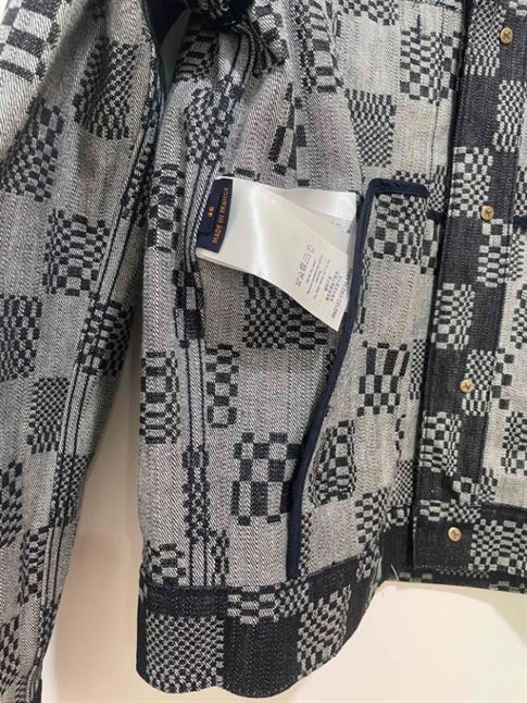 LOUIS VUITTON DISTORTED DAMIER DENIM JACKET - LVC039