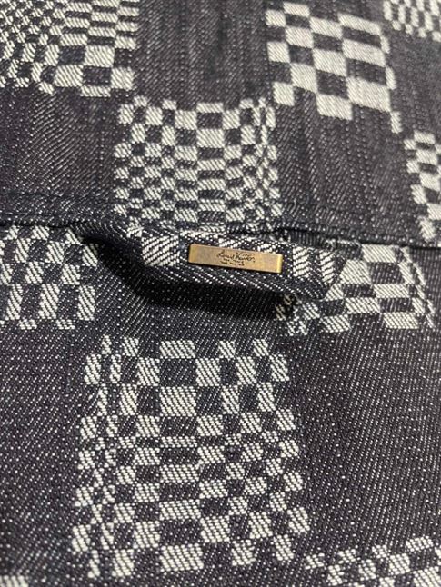 LOUIS VUITTON DISTORTED DAMIER DENIM JACKET - LVC039