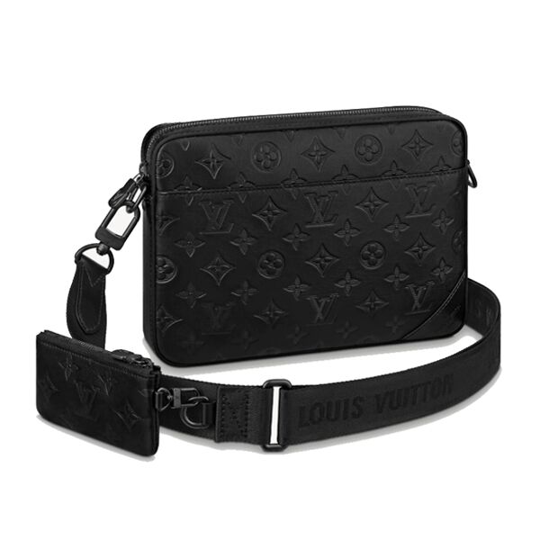 LOUIS VUITTON DOU MESSENGER BLACK - LVB040