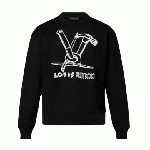 LOUIS VUITTON EMBROIDERED COTTON SWEATSHIRT - LVH048