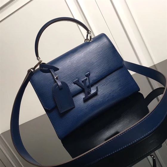 LOUIS VUITTON GRENELLE PM EPI LEATHER BLUE