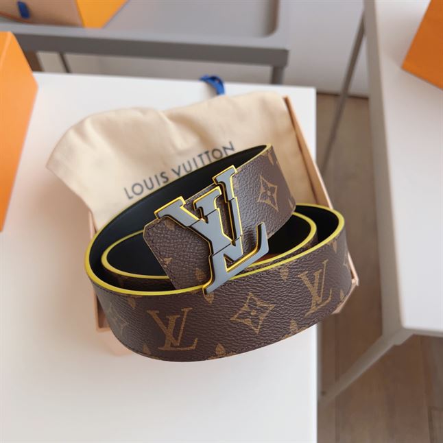 LOUIS VUITTON INITIALES 40MM REVERSIBLE MONOGRAM MACASSAR CANVAS - LBE061