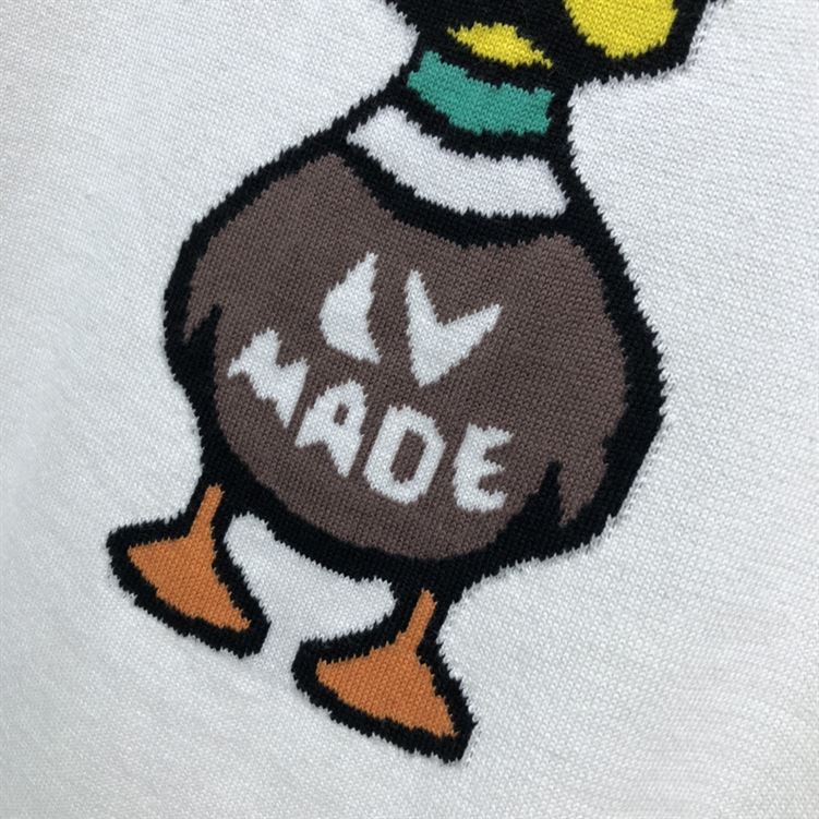 LOUIS VUITTON INTARSIA JACQUARD DUCK CREWNECK - LVTS005