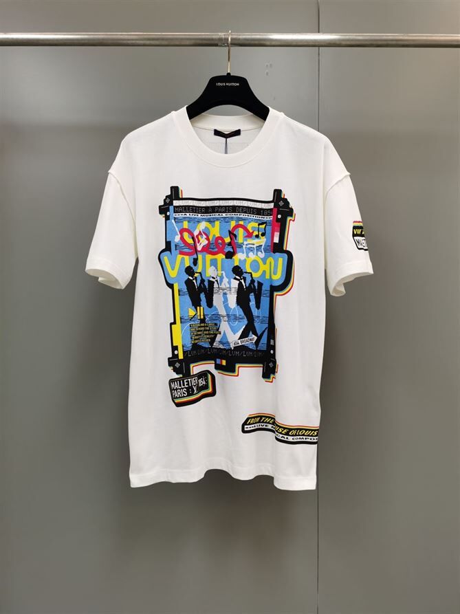 LOUIS VUITTON JAZZ FLYERS SHORT-SLEEVED T-SHIRT - LVTS038