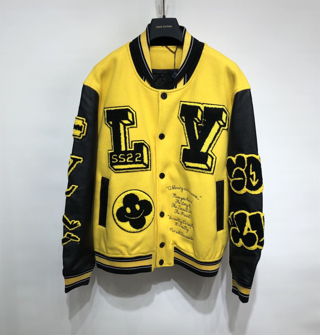 LOUIS VUITTON LEATHER EMBROIDERED VARSITY - LVC004