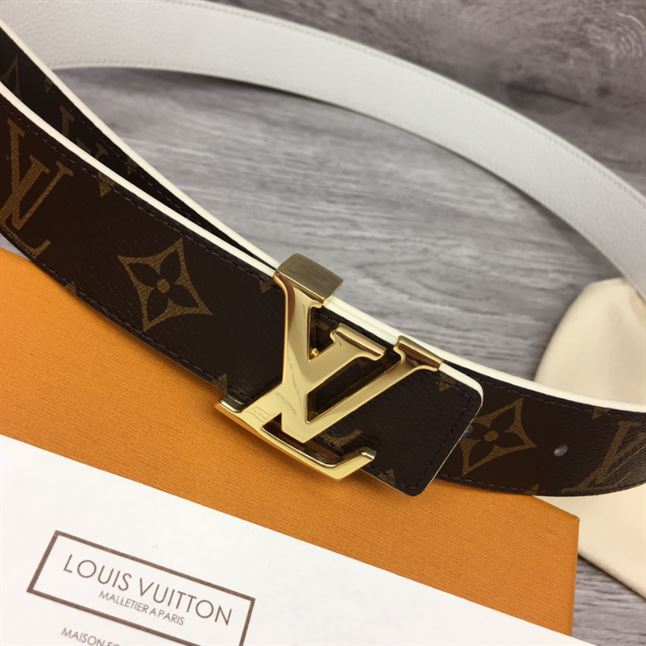 LOUIS VUITTON LV INITIALES 30MM REVERSIBLE BELT MONOGAM - LBE087