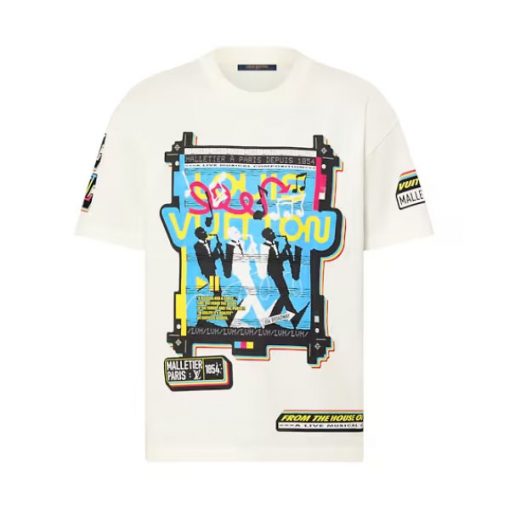 LOUIS VUITTON LV JAZZ FLYERS SHORT-SLEEVED T-SHIRT - LVTS068