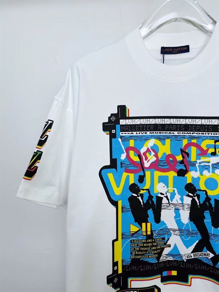 LOUIS VUITTON LV JAZZ FLYERS SHORT-SLEEVED T-SHIRT - LVTS068