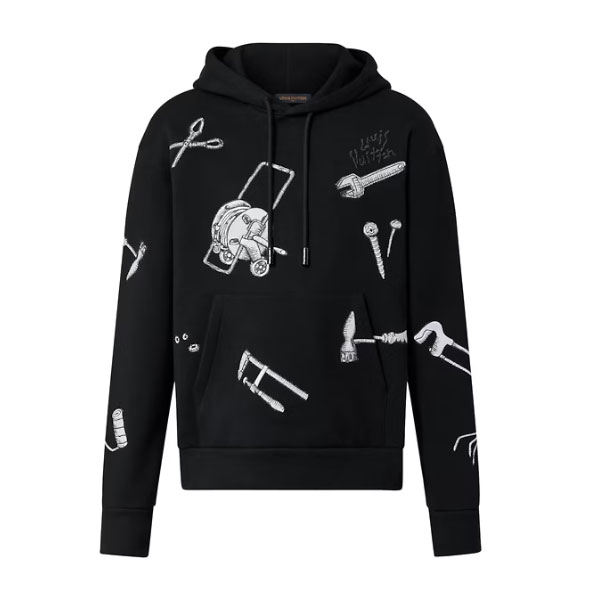 LOUIS VUITTON LV MULTI-TOOLS EMBRODERED HOODIE - LH068