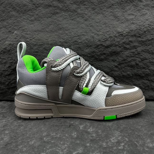 LOUIS VUITTON LV SKATE SNEAKER GREY GREEN - LVS168