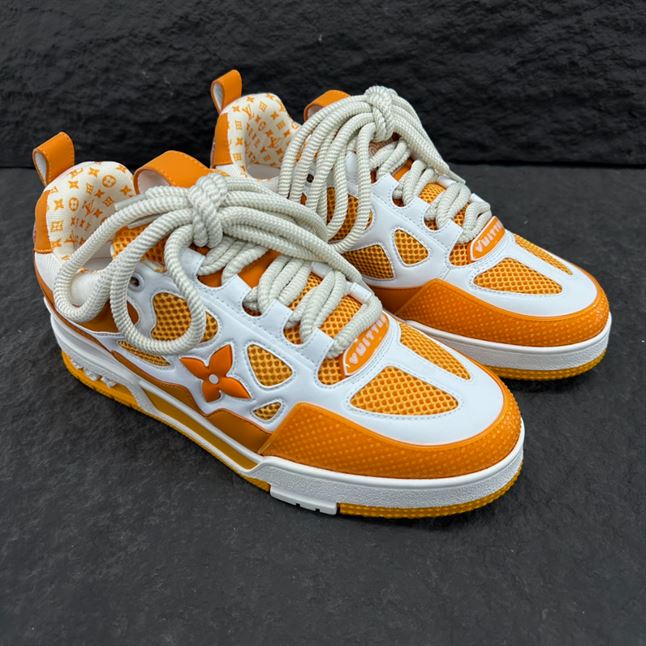 LOUIS VUITTON LV SKATE SNEAKER YELLOW WHITE - LVS166