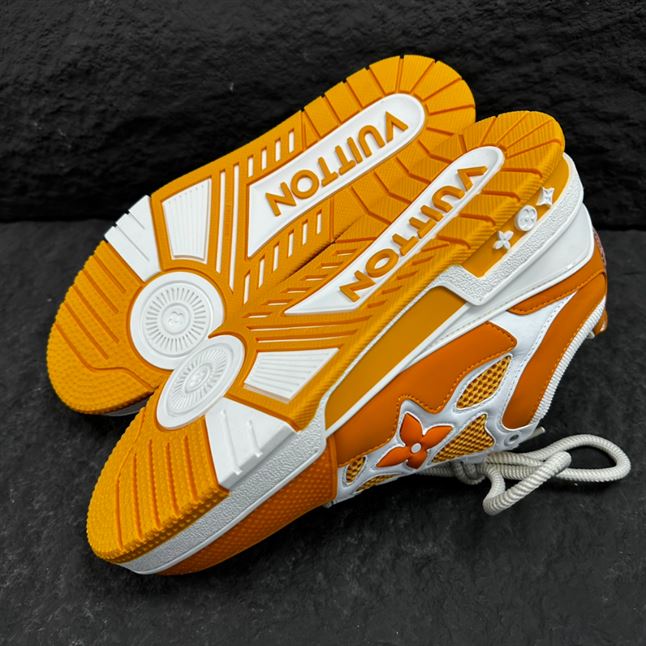 LOUIS VUITTON LV SKATE SNEAKER YELLOW WHITE - LVS166