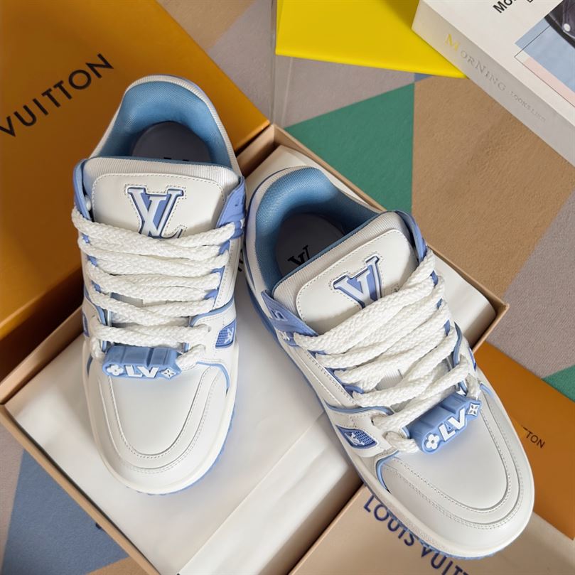 LOUIS VUITTON LV TRAINER MAXI SNEAKER CIEL - LVS200