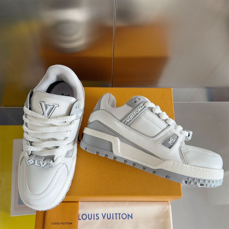 LOUIS VUITTON LV TRAINER MAXI SNEAKER GRIS - LVS201