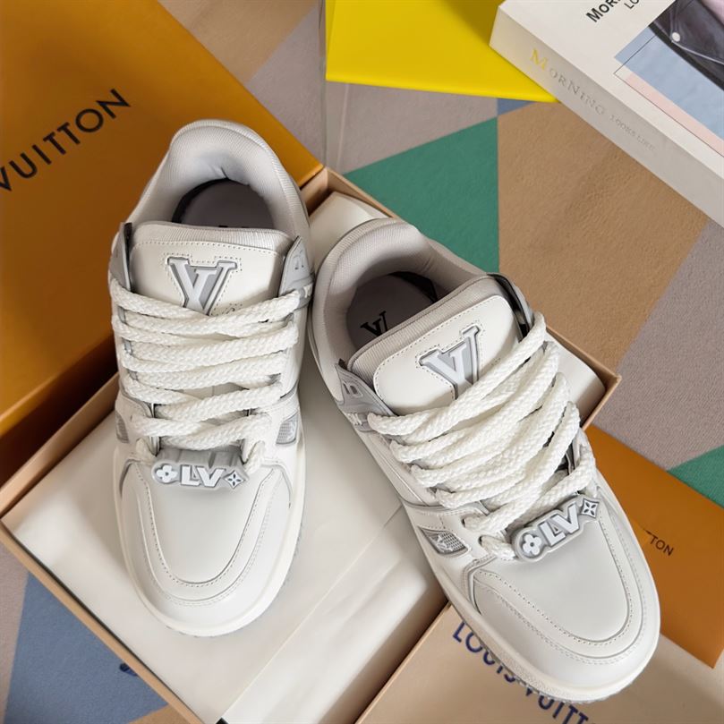 LOUIS VUITTON LV TRAINER MAXI SNEAKER GRIS - LVS201