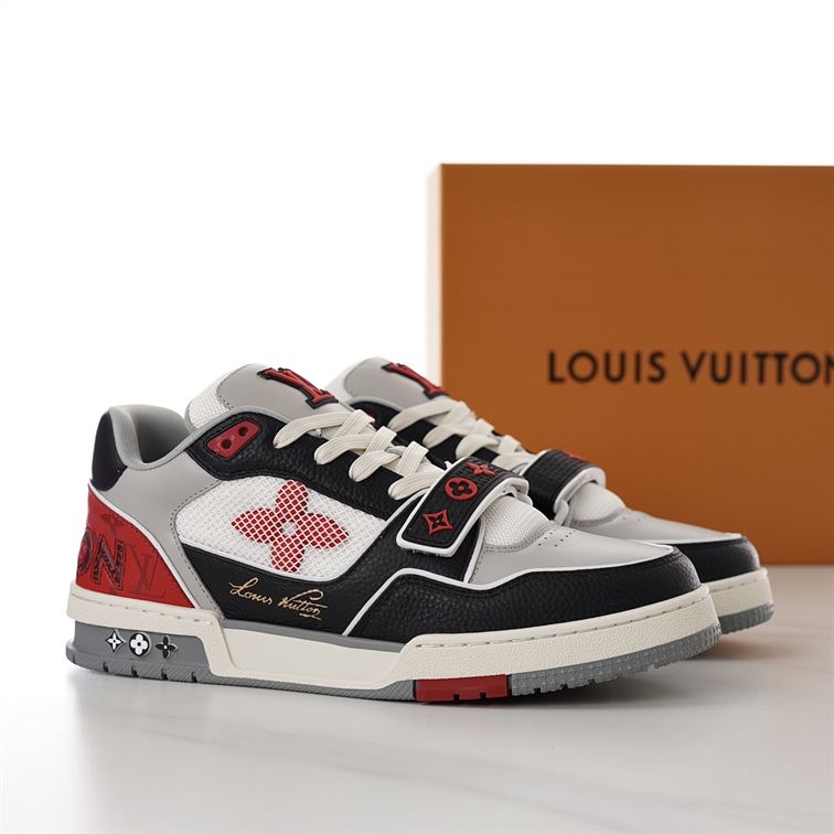 LOUIS VUITTON LV TRAINER SNEAKER RED - LVS182