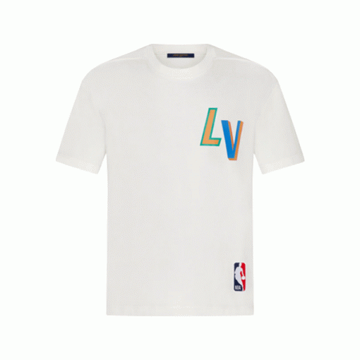 LOUIS VUITTON LV X NBA FRONT-AND-BACK LETTERS PRINT T-SHIRT - LVTS020