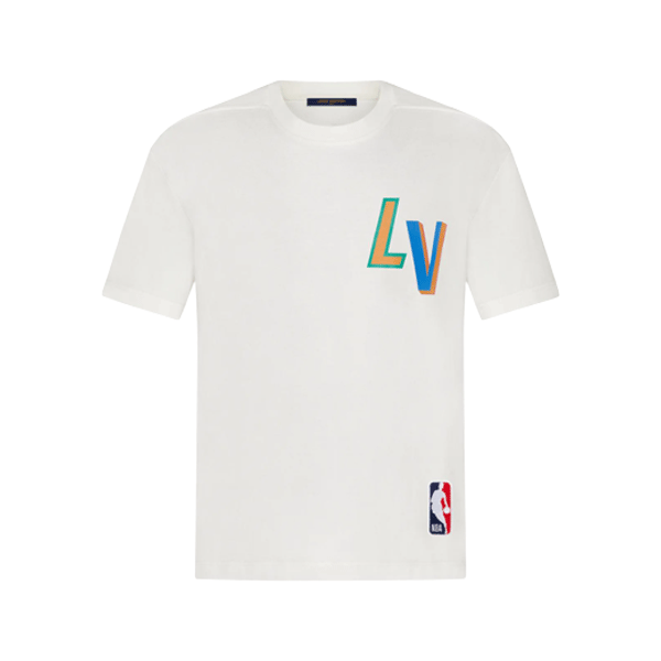 LOUIS VUITTON LV X NBA FRONT-AND-BACK LETTERS PRINT T-SHIRT - LVTS020