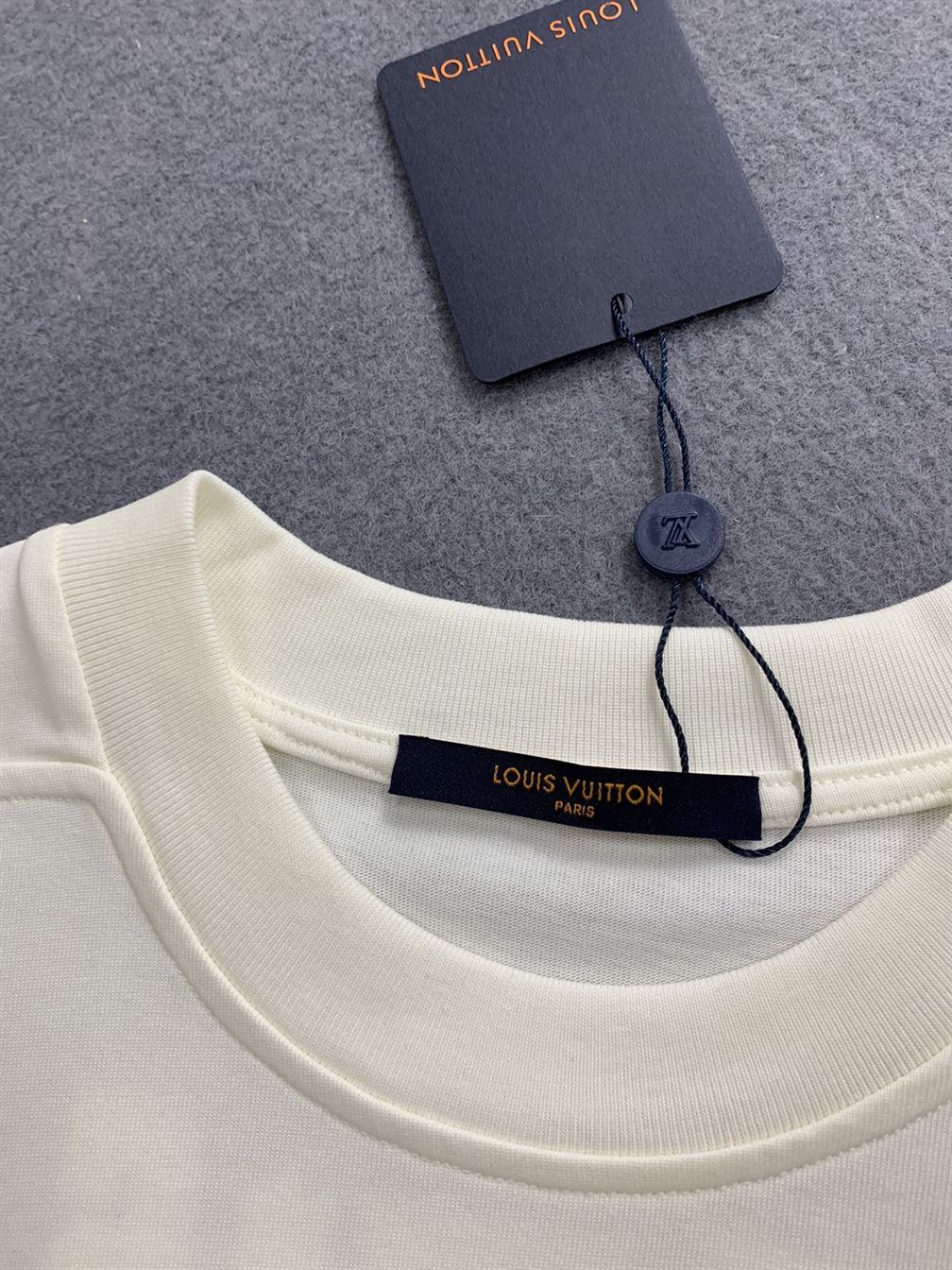 LOUIS VUITTON LV X NBA FRONT-AND-BACK LETTERS PRINT T-SHIRT - LVTS020