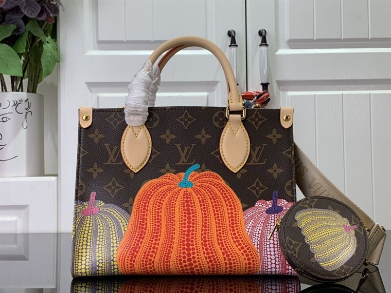 LOUIS VUITTON LV X YK ONTHEGO PM PUMPKIN MONOGRAM