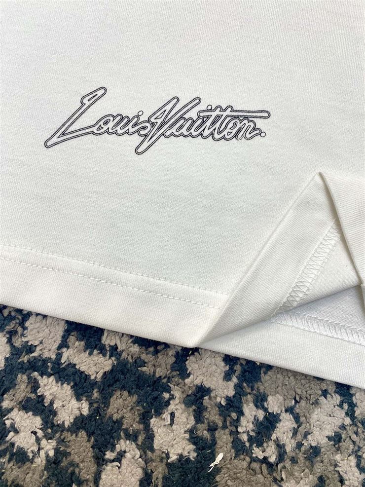 LOUIS VUITTON LV X YK PSYCHEDELIC FLOWER REGULAR T-SHIRT - LVTS037