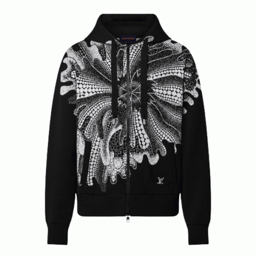 LOUIS VUITTON LV x YK PSYCHEDELIC FLOWER ZIPPED HOODIE - LH059
