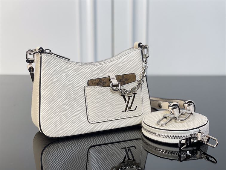 LOUIS VUITTON MARELLINI EPI LEATHER IN QUARTZ