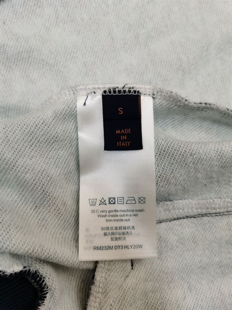 LOUIS VUITTON MONOGRAM ZIP THROUGH COTTON HOODIE - LVH057