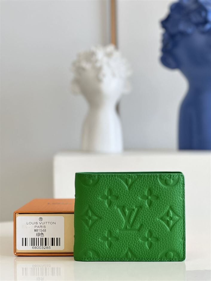LOUIS VUITTON MULTIPLE WALLET IN GREEN