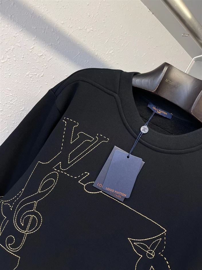 LOUIS VUITTON MUSIC LINE EMBROIDERED CREWNECK - LVH031