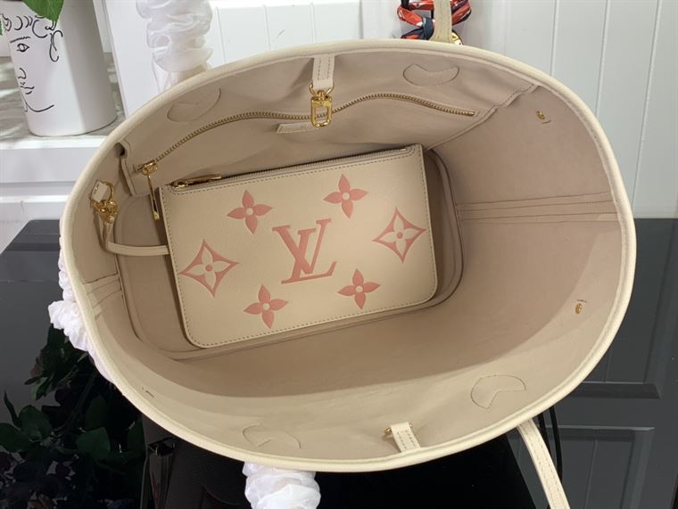 LOUIS VUITTON NEVERFULL MM BICOLOR MONOGRAM