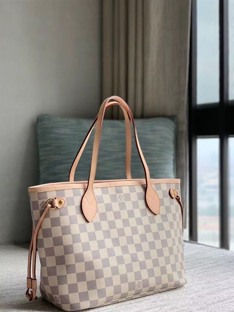 LOUIS VUITTON NEVERFULL PM DAMIER AZUR CANVAS