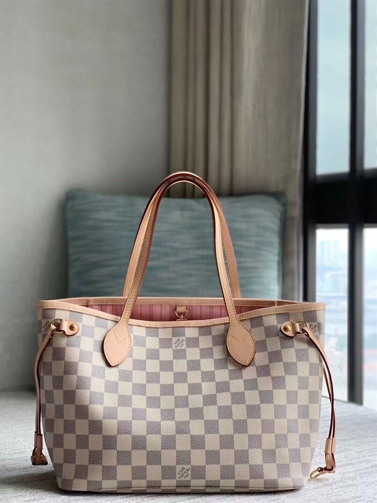 LOUIS VUITTON NEVERFULL PM DAMIER AZUR CANVAS
