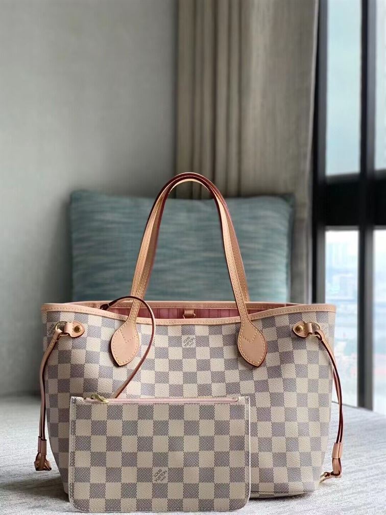 LOUIS VUITTON NEVERFULL PM DAMIER AZUR CANVAS