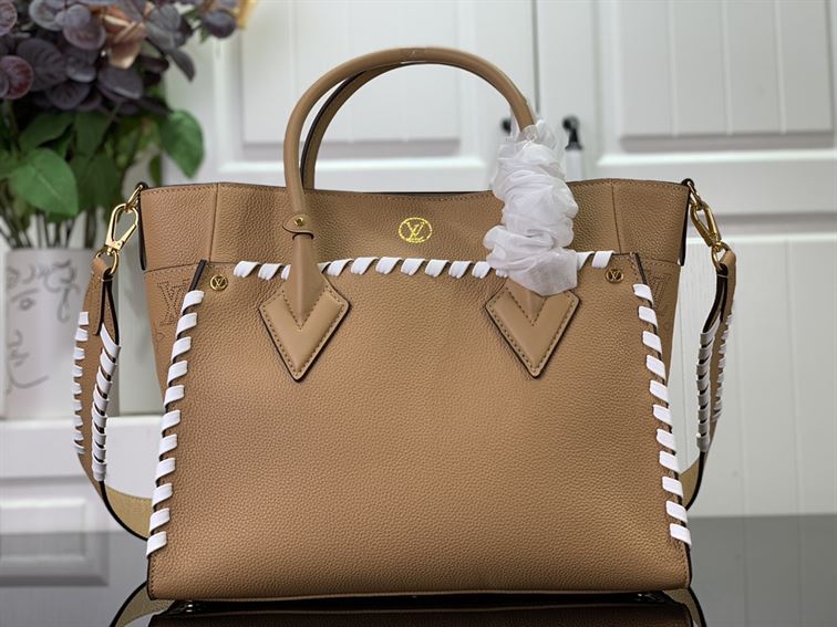 LOUIS VUITTON ON MY SIDE MM BROWN HIGH