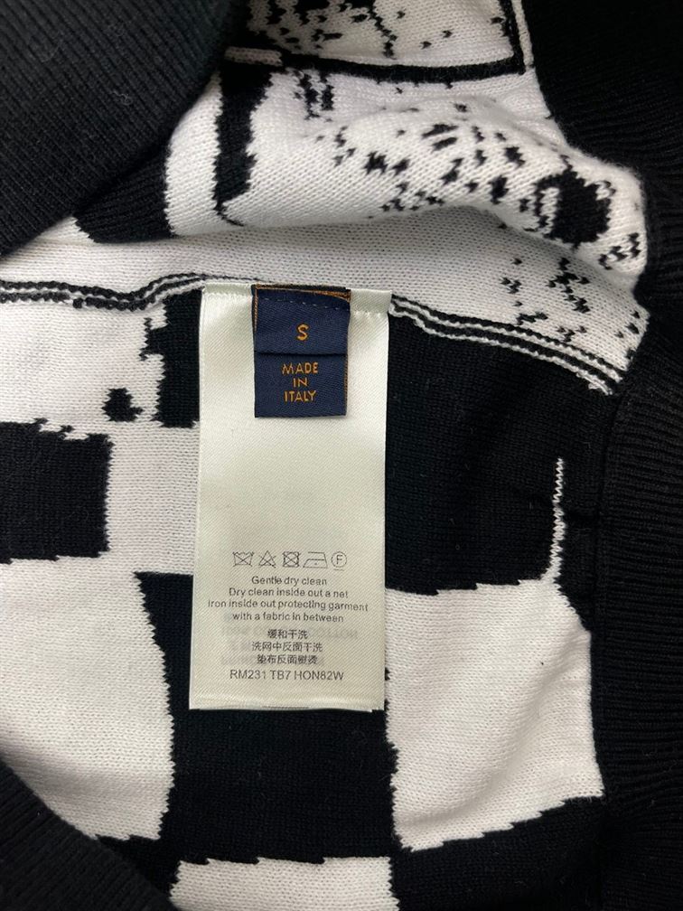 LOUIS VUITTON PARISIAN COLLAGE JACQUARD HOODIE - LH060