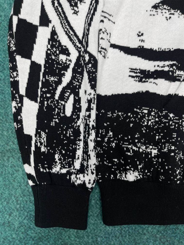 LOUIS VUITTON PARISIAN COLLAGE JACQUARD HOODIE - LH060