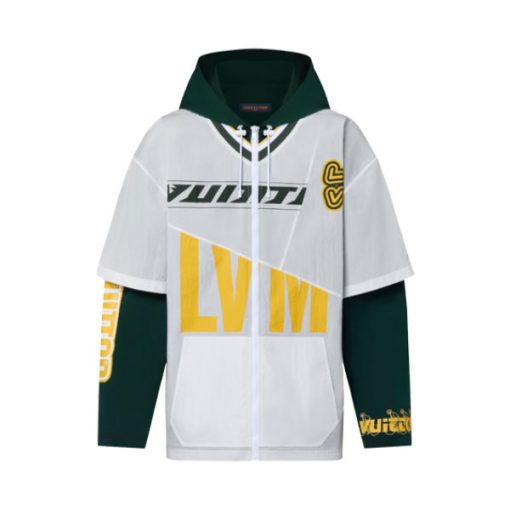 LOUIS VUITTON PATCHWORK BASEBALL JERSEY BLOUSON - LVC037