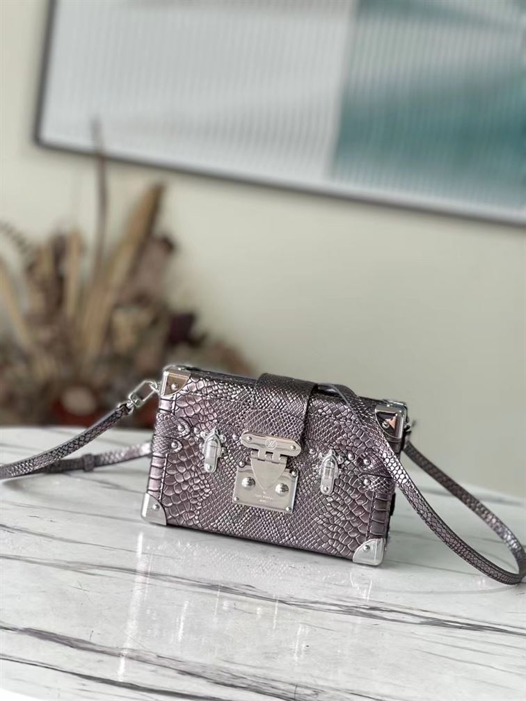 LOUIS VUITTON PETITE MALLE CROCODILIEN MAT